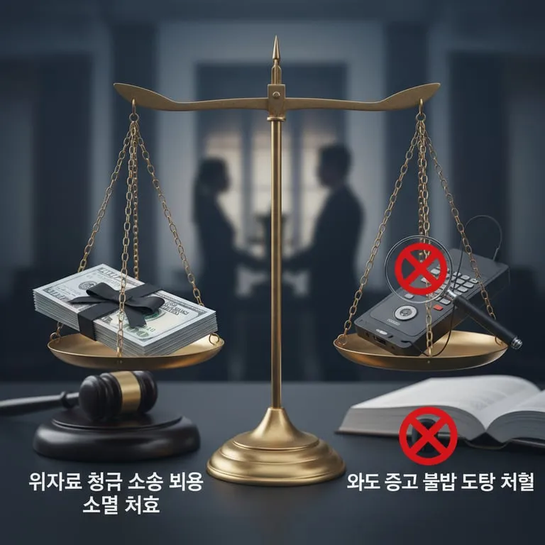 상간녀 위자료 청구 소송 비용 및 증거 수집 방법, 외도 증거 불법 도청 처벌과 소멸 시효 확인