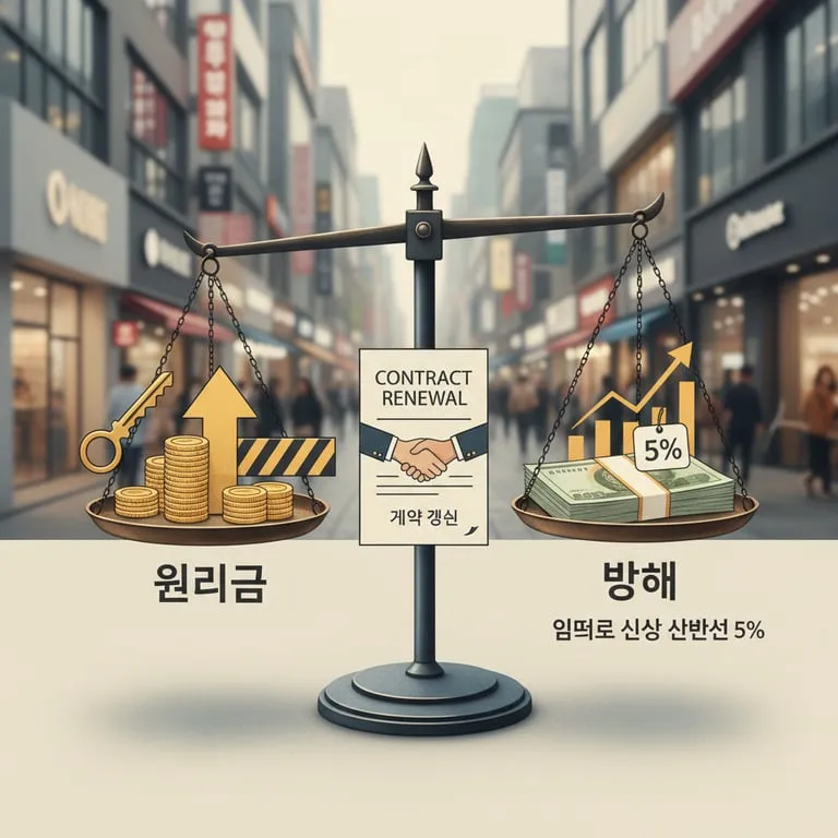 상가 임대차 보호법 권리금 회수 기회 방해 손해 배상, 임대료 인상 상한선 5% 계산과 계약 갱신