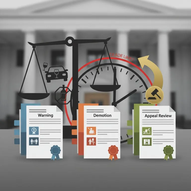 공무원 징계 종류 및 소청 심사 청구 절차 기한, 음주운전 품위 유지 의무 위반 처벌과 파면 해임