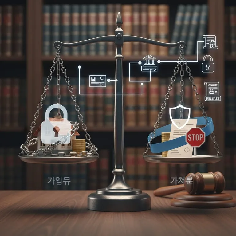 가압류 가처분 차이점 및 신청 절차 공탁금 비용, 부동산 통장 급여 가압류 해제 방법과 제소 명령