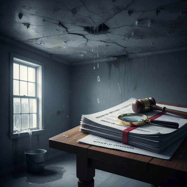 누수 피해 손해 배상 청구 소송 및 윗집 책임 입증, 내용 증명 작성과 하자 보수 비용 감정 신청