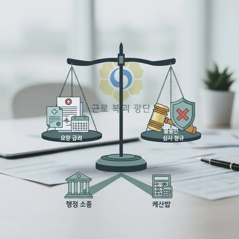 산재 신청 방법 및 요양 급여 휴업 급여 계산법, 근로 복지 공단 불승인 심사 청구와 행정 소송